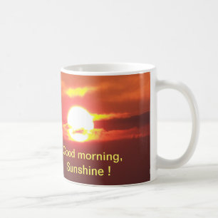 Bra morgonsolsken kaffemugg