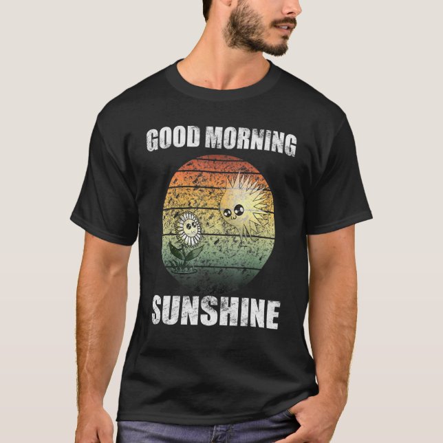 Bra Morgonsolsken med röntgenblomma och Sol Ret T Shirt (Framsida)