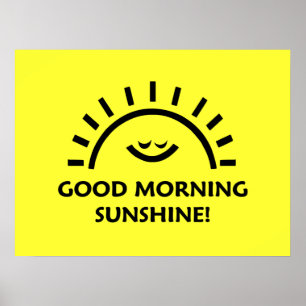 Bra morgonsolsken poster