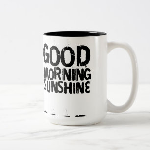 Bra morgonsolskenmugg Två-Tonad mugg