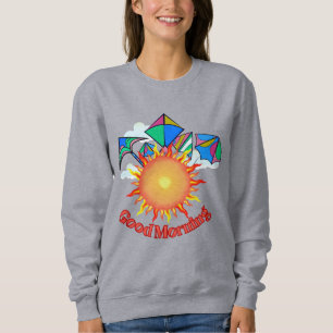 Bra morgontext med Bright sol och drakar T Shirt