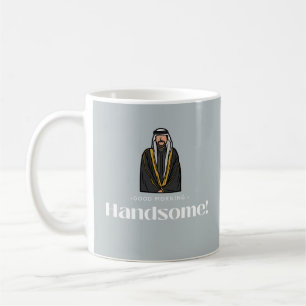 Bra Morgorhandsome Arab Man Coffee Mugg