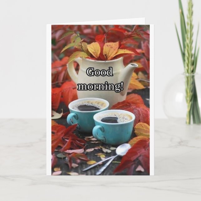 **BRA MORING OCH GRATTIS PÅ FÖDELSEDAGEN** HELGKORT (Framsida)