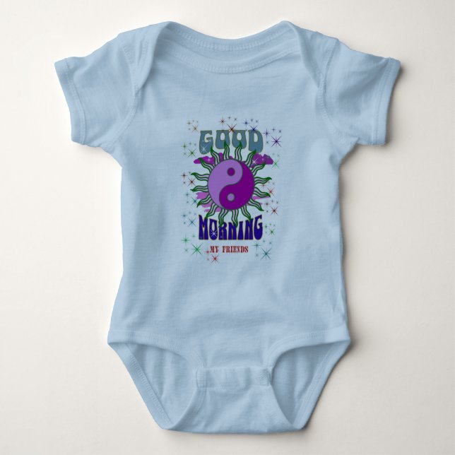 BRA MORNING, Baby Bodykostym T Shirt (Framsida)