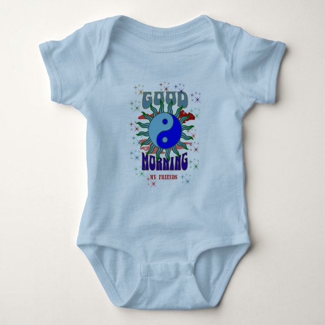 BRA MORNING, Baby Bodykostym T Shirt (Framsida)