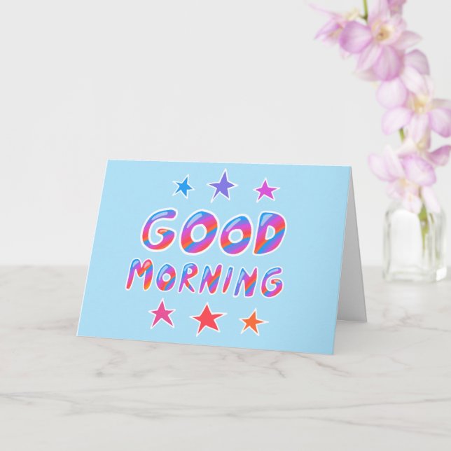 BRA MORNING Colorful Coola Rand ANPASSNINGSBAR Kort (Orkide)