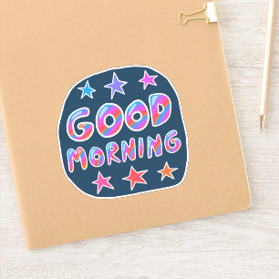 BRA MORNING Cute Colorful & Roligt Handletare Klistermärken