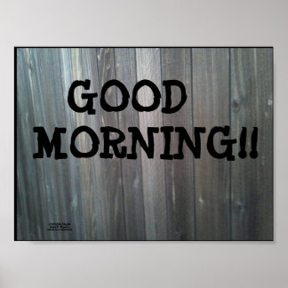 BRA MORNING! POSTER