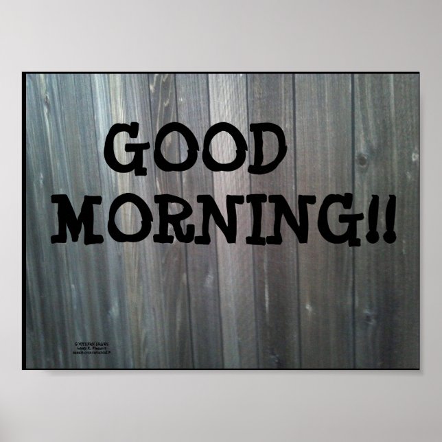 BRA MORNING! POSTER (Framsidan)