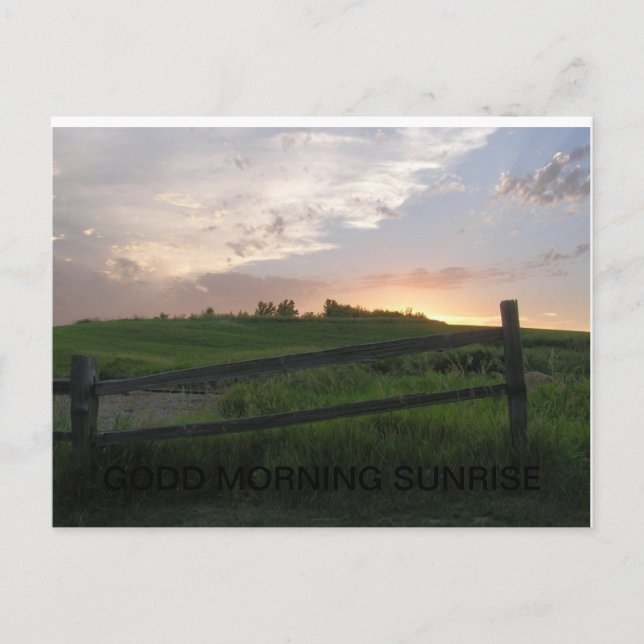 BRA MORNING SUNRISE VYKORT (Framsida)