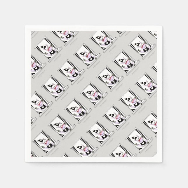 bra morse gris pappersservett (Framsidan)