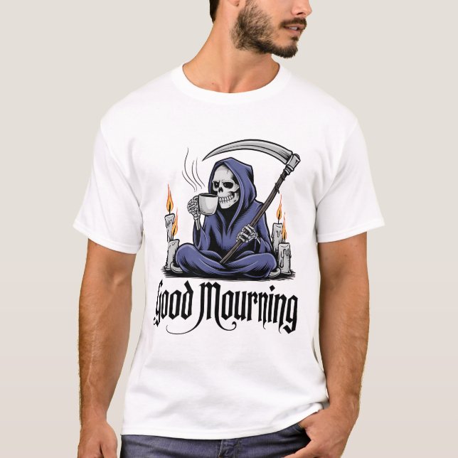 BRA MOURNING COFFEE T SHIRT (Framsida)