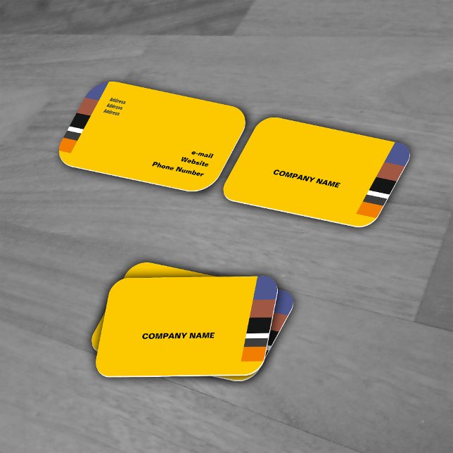 Bra Multifärgad Classic Lateral Rand Visitkort (Skapare uppladdad)