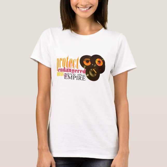 Bra musik är i fara tee shirt (Framsida)