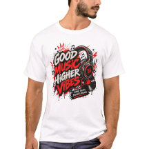 Bra musik högre vibbar T-shirt | Musikälskare Stre
