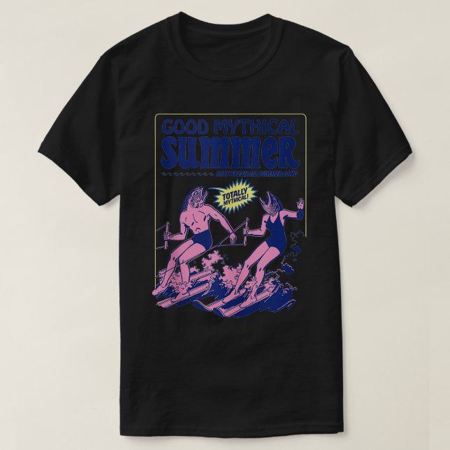 Bra Mythical Summer, fortsätt friskt T Shirt (Design framsida)