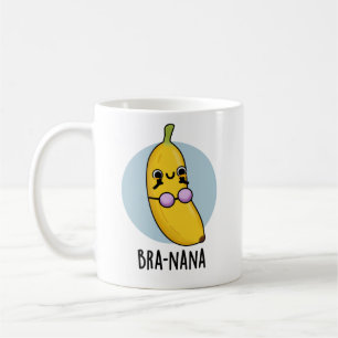 Bra-nana Funny Banana Bra Pun Kaffemugg