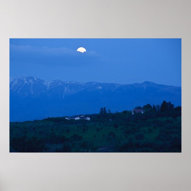 Bra natt måne poster (Framsidan)