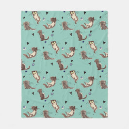 Bra natt min gulliga utter! fleecefilt