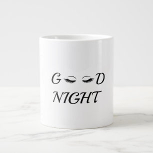 Bra Nattögonfransar Feminin relaxeringsdesign Jumbo Mugg