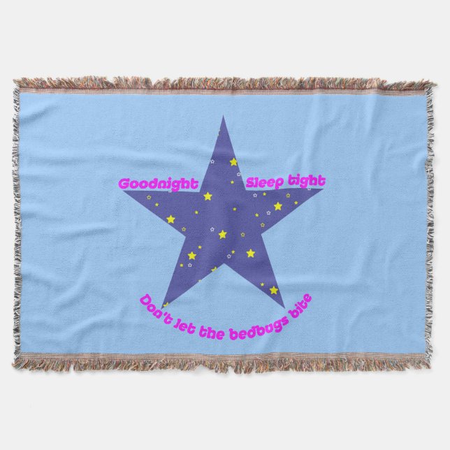 Bra Nattviloläge, tjock stjärna Mysfilt (Framsidan)