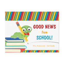 Bra News från skolan med bokmask