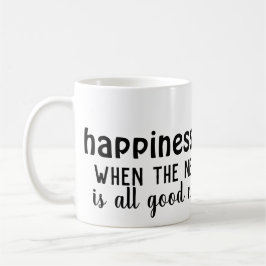 Bra News, Good Vibes: Happiness-definierat Kaffemugg