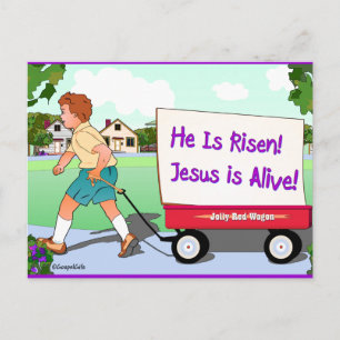Bra News: Jesus är Alive Vykort