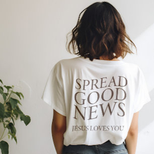 Bra News Jesus Kärlek You Christian Aesthetic T Shirt