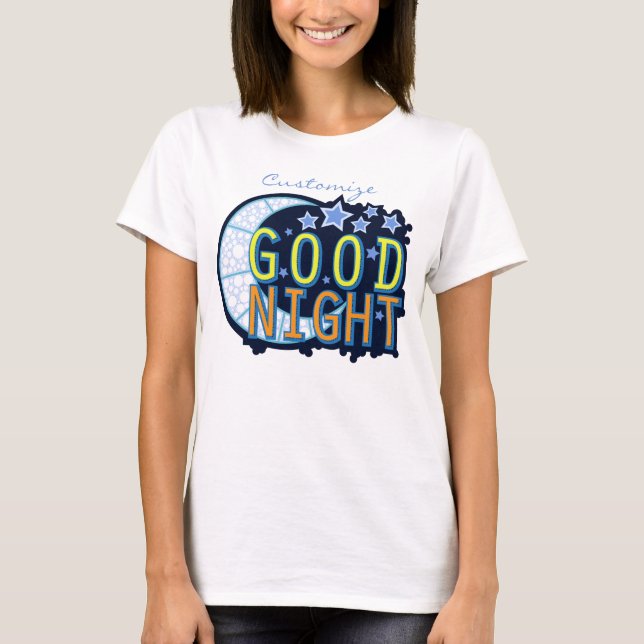 Bra Night Crescent Måne Thunder_Cove T Shirt (Framsida)