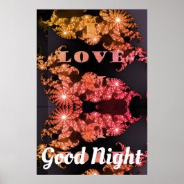 Bra Night I Kärlek You Sweet Dreams Poster