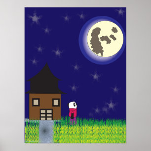 Bra night Panda Poster