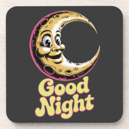 Bra Night Retro Måne Hård plastUnderlägg Underlägg