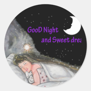 Bra Night Runt Klistermärke