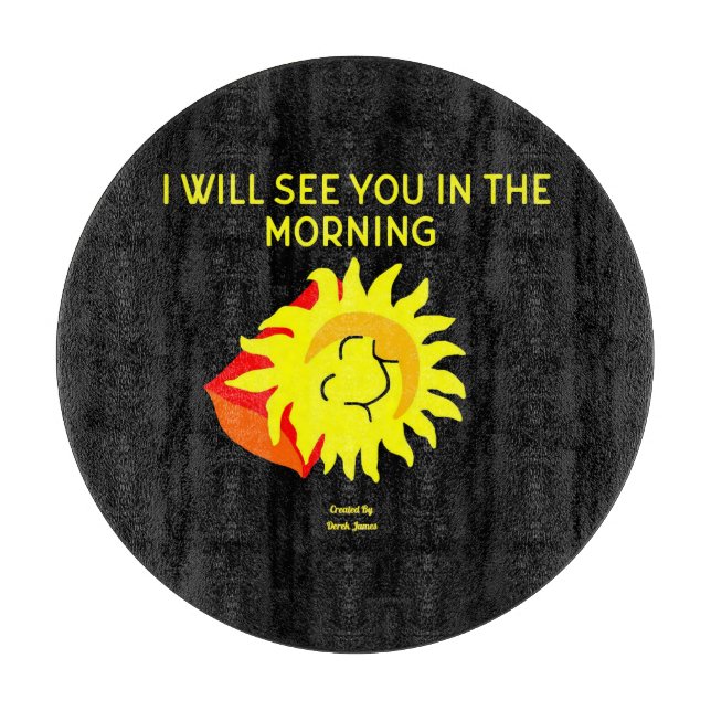 Bra Night Sol Round Clearboard 30,4 cm (Framsidan)