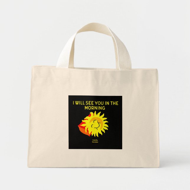 Bra Night Sol Tiny Tote Mini Tygkasse (Framsidan)