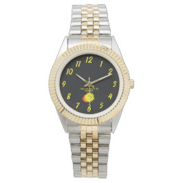 Bra Night Sol Unisex Two-Tone Bracelet Watch Armbandsur