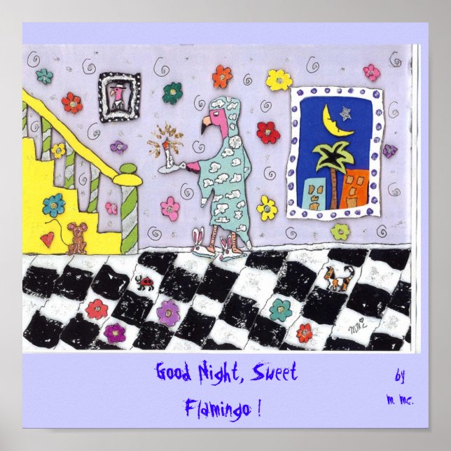 Bra Night, Sweet Flamingo! Poster (Framsidan)