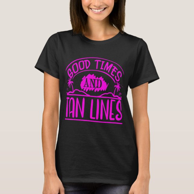 Bra och linjer t shirt (Framsida)