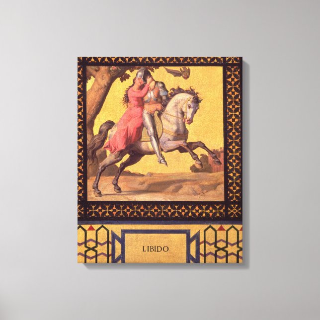 Bra och ondska: Libido, 1832 (detaljuppgifter 8970 Canvastryck (Framsida)