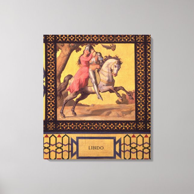 Bra och ondska: Libido, 1832 (detaljuppgifter 8970 Canvastryck (Framsida)