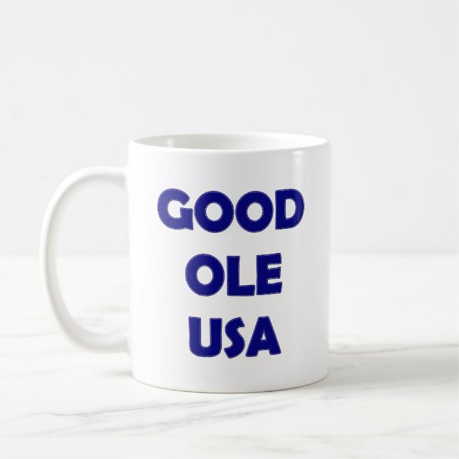 Bra Ole USA, Blue-Coffee Mugg (Vänster)