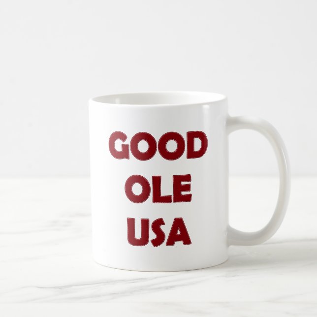 Bra Ole USA, Red-Coffee Mugg (Höger)