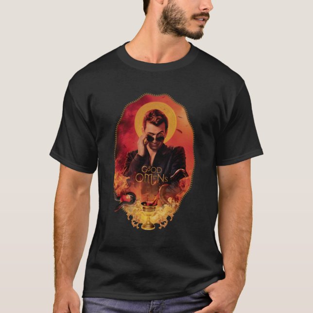 Bra Omens - Crowley Chalice T Shirt (Framsida)