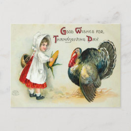 Bra önskemål för Thanksgiving dag Vykort