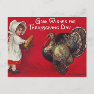 Bra Önskemål för Thanksgiving Day Helg Vykort