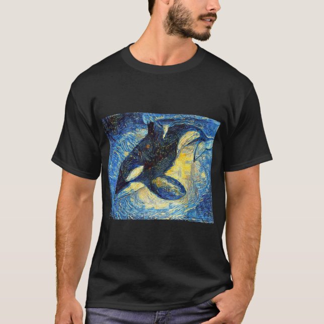 Bra Orcastrated Van Gogh inspirerade T Shirt (Framsida)