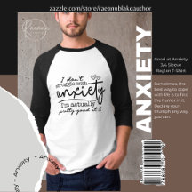 Bra på Ångest 3/4 Ärm Raglan T-Shirt