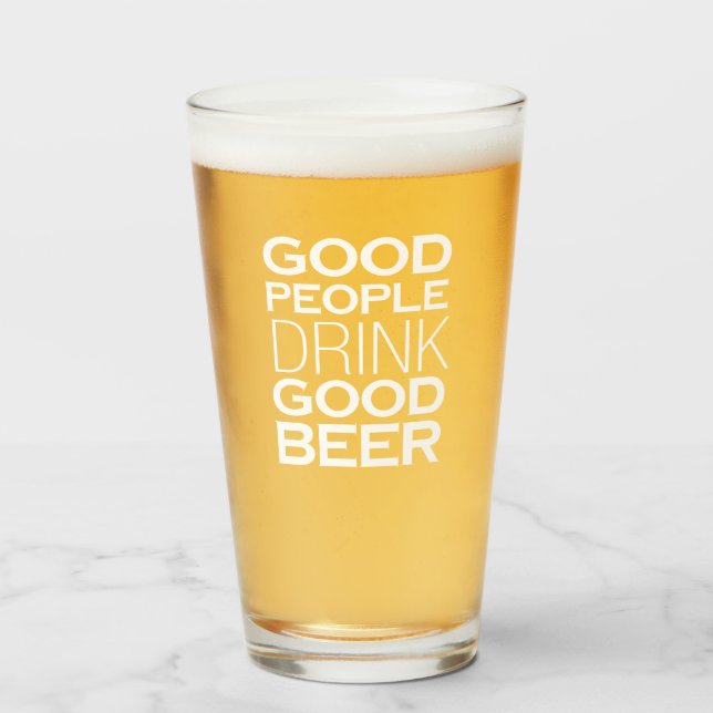 Bra People Bra Beer Oktoberfest Glaskopp (Framsida fylld)