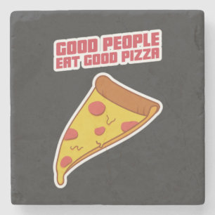 Bra People Eat Bra Pizza Stenunderlägg